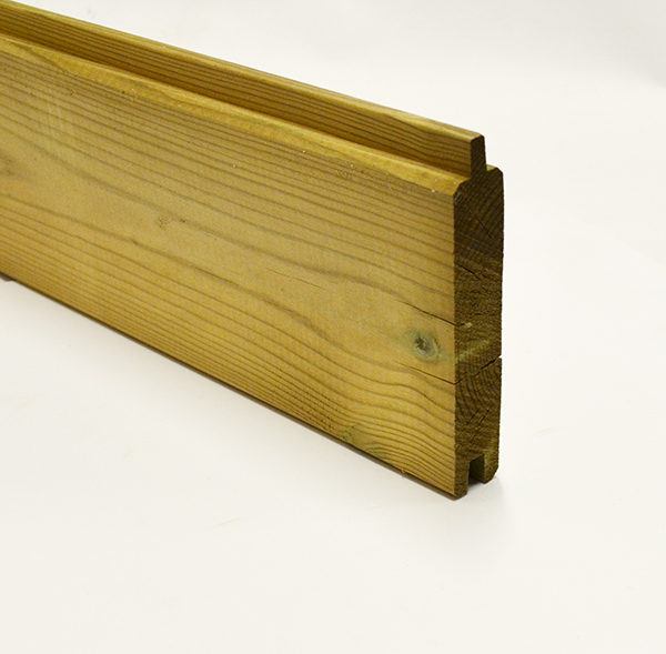 Blokhutprofiel planken 20x130mm/360cm zweeds